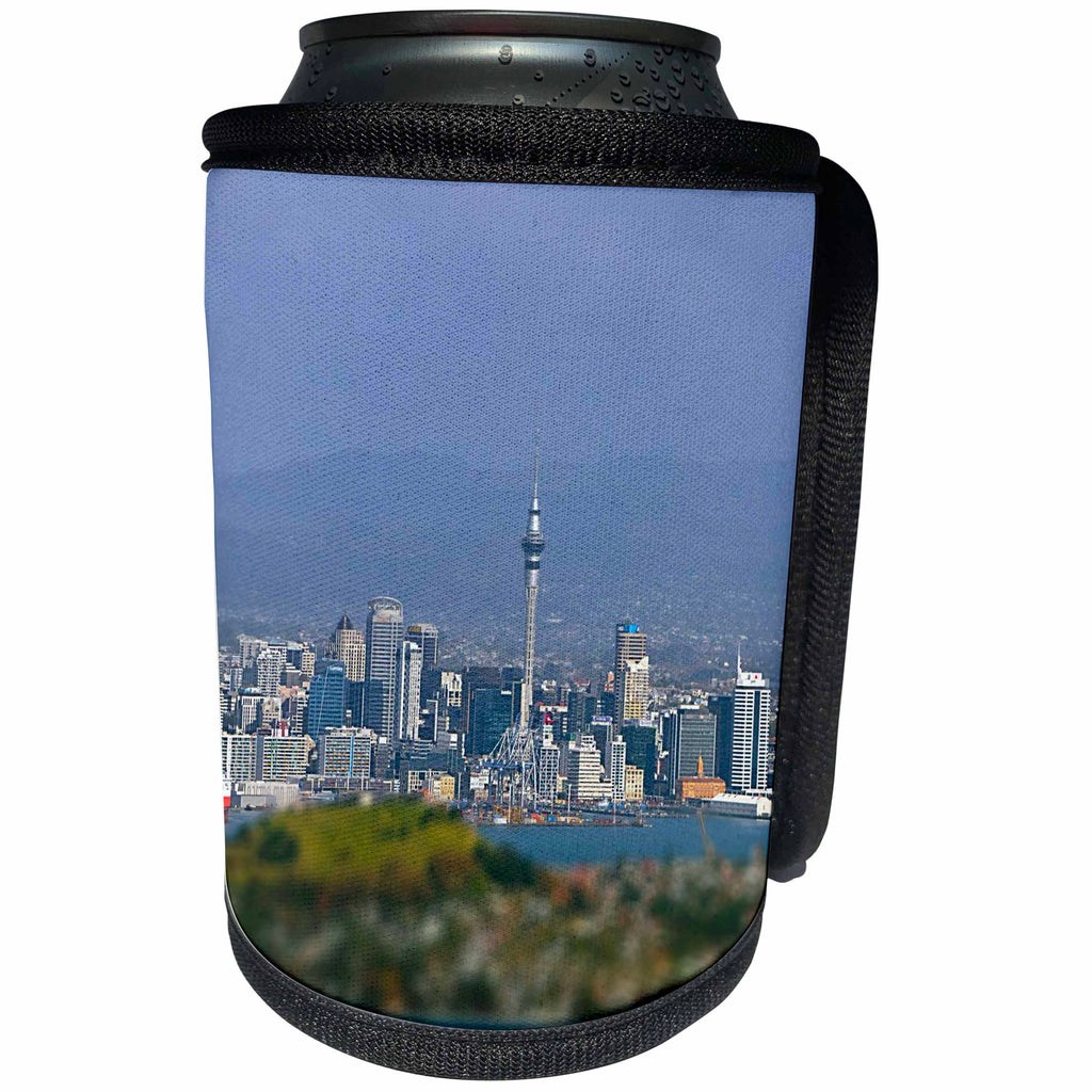 3dRose Cities Of The World - City Of Auckland, New Zealand - Can Cooler Bottle Wrap (cc_268580)
