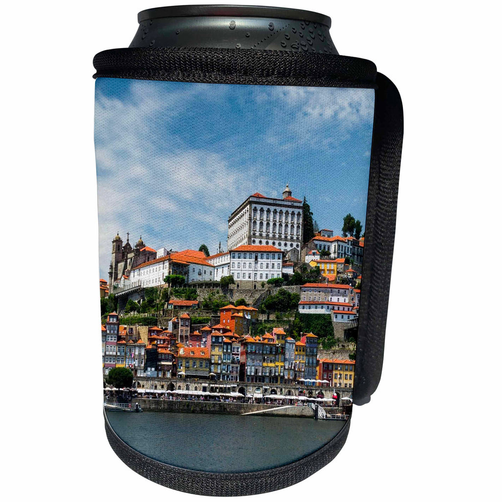 3dRose Cities Of The World - Porto River In Portugal - Can Cooler Bottle Wrap (cc_268599)