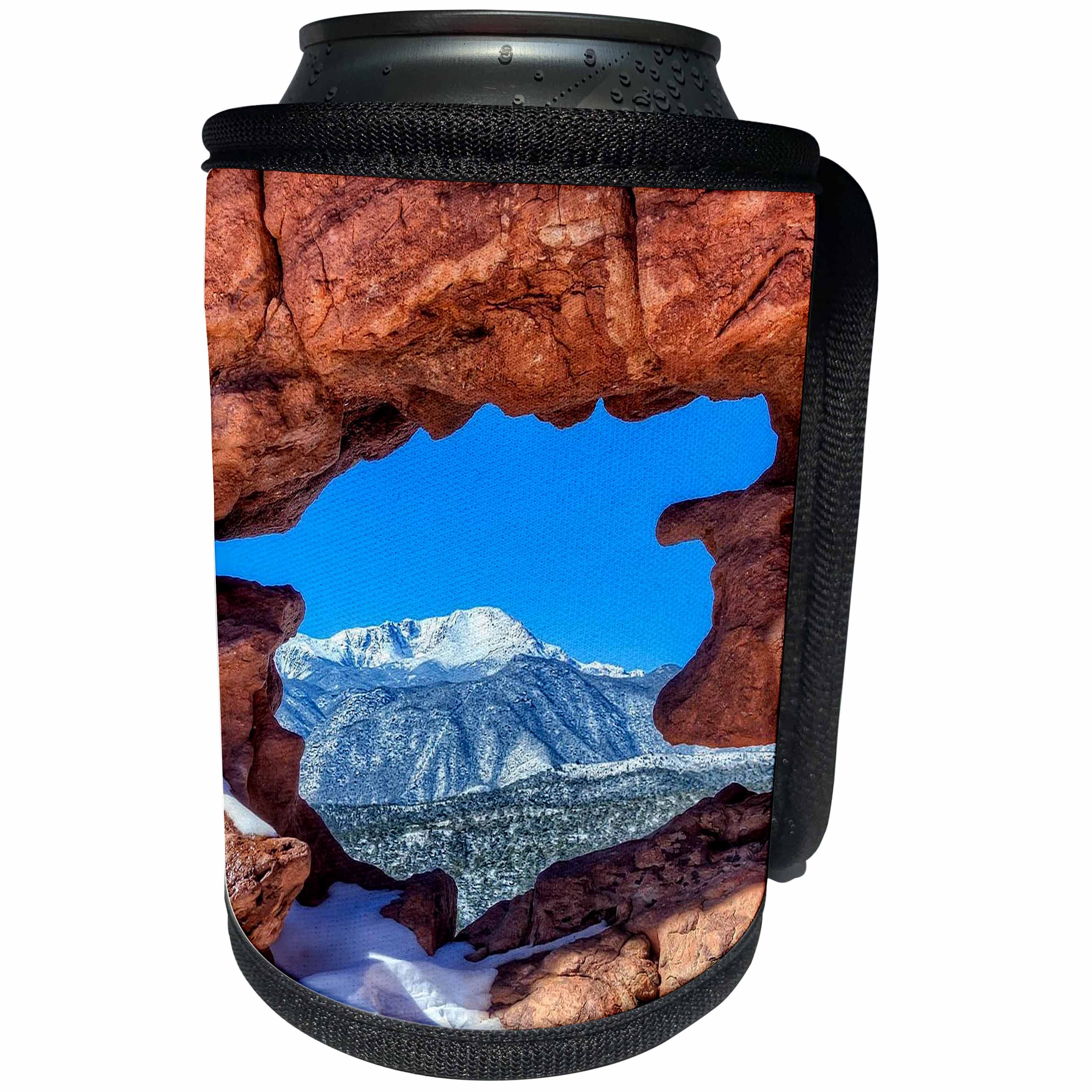 3dRose Cities Of The World - Garden Of The Gods In Colorado Springs, Colorado - Can Cooler Bottle Wrap (cc_268612)
