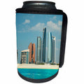 3dRose Cities Of The World - City Of Abu Dhabi In The United Arab Emirates - Can Cooler Bottle Wrap (cc_268614)