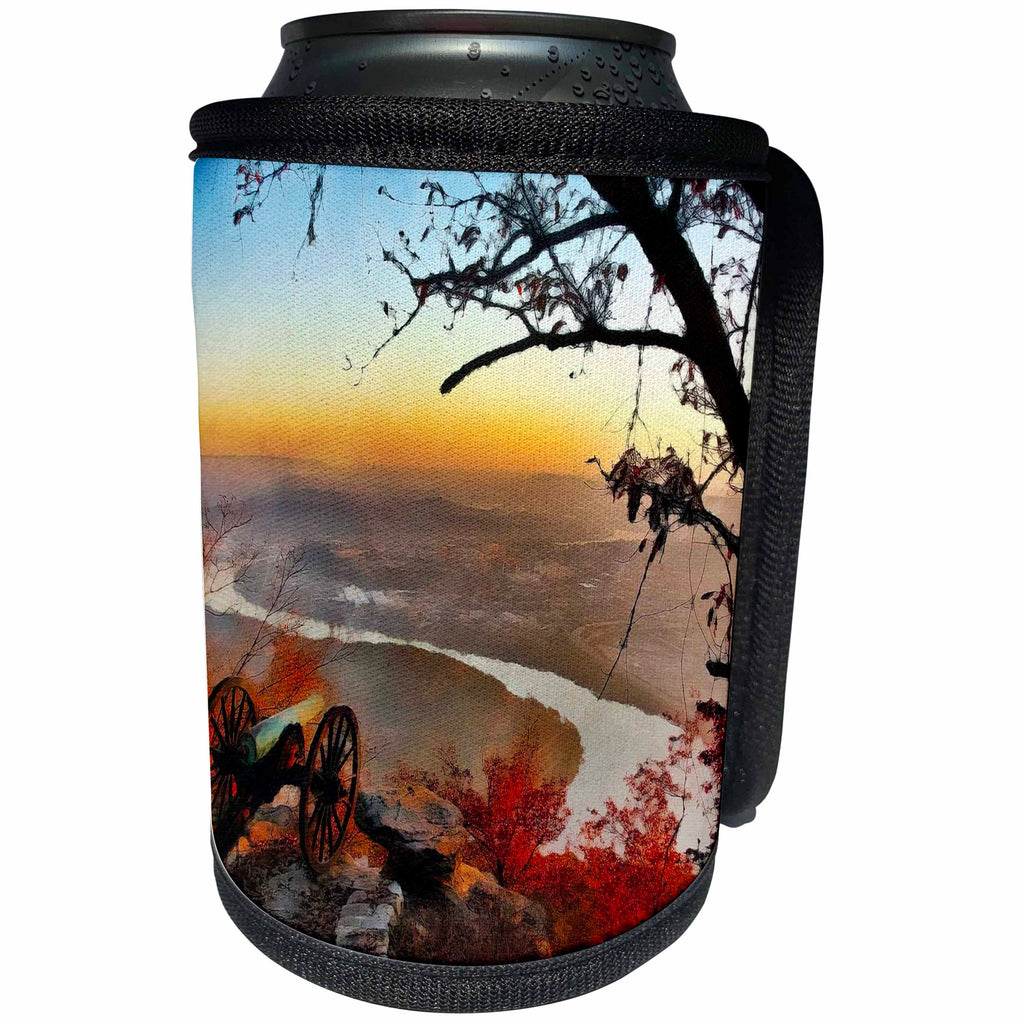 3dRose Cities Of The World - City Of Chattanooga, Tennessee - Can Cooler Bottle Wrap (cc_268624)