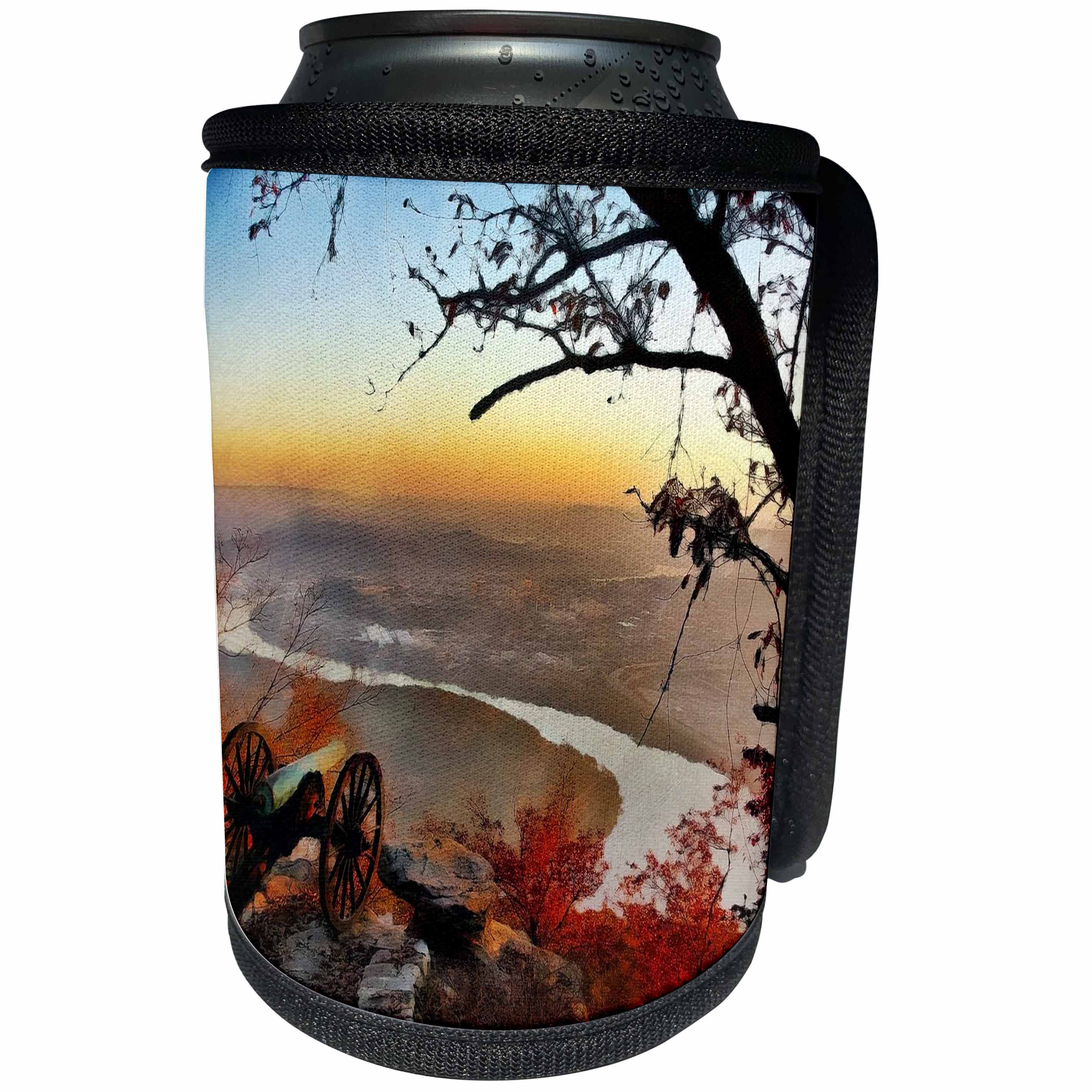 3dRose Cities Of The World - City Of Chattanooga, Tennessee - Can Cooler Bottle Wrap (cc_268624)