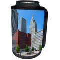3dRose Cities Of The World - City Of Tulsa, Oklahoma - Can Cooler Bottle Wrap (cc_268625)