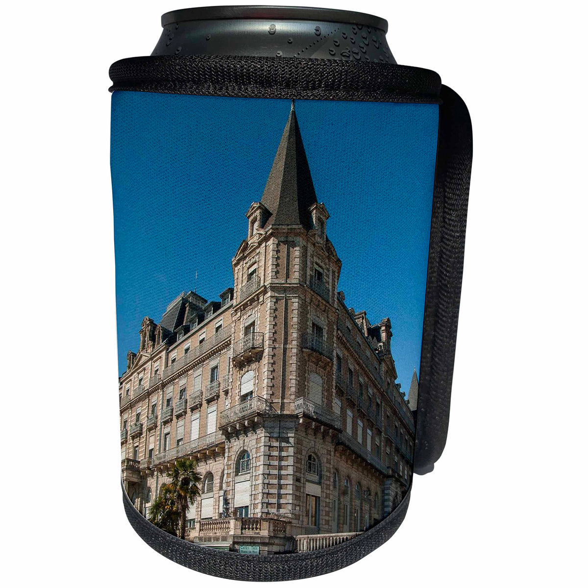 3dRose Cities Of The World - Pau, Bearn, France Architecture - Can Cooler Bottle Wrap (cc_268627)