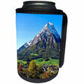 3dRose Cities Of The World - Glarus Alps, Switzerland - Can Cooler Bottle Wrap (cc_268628)