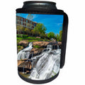 3dRose Cities Of The World - Greenville Falls Park, South Carolina - Can Cooler Bottle Wrap (cc_268629)