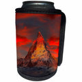 3dRose Cities Of The World - Matterhorn Mountain In Switzerland - Can Cooler Bottle Wrap (cc_268640)