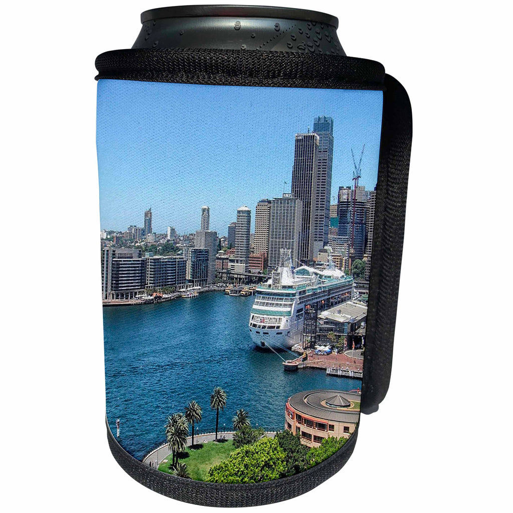 3dRose Cities Of The World - Sydney, Australia - Can Cooler Bottle Wrap (cc_268641)