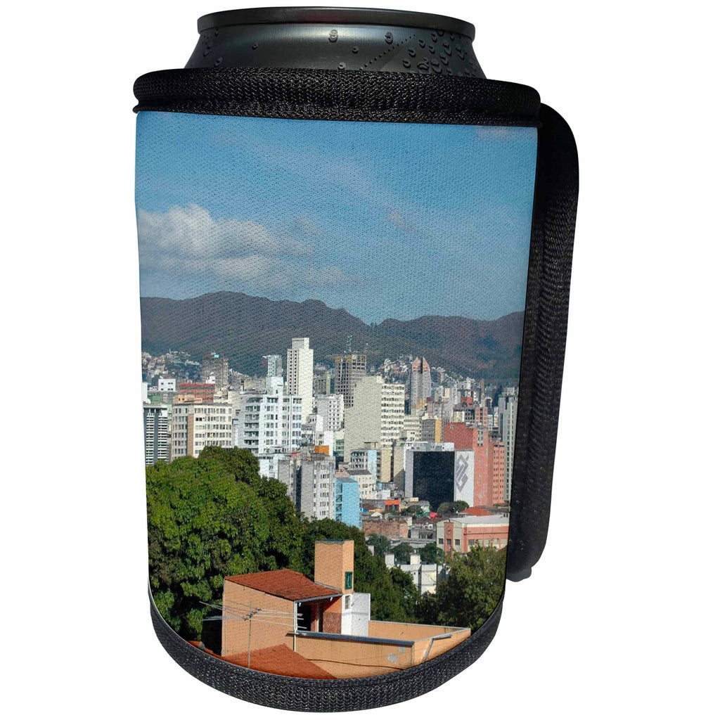 3dRose Cities Of The World - Belo Horizonte, Brazil - Can Cooler Bottle Wrap (cc_268643)