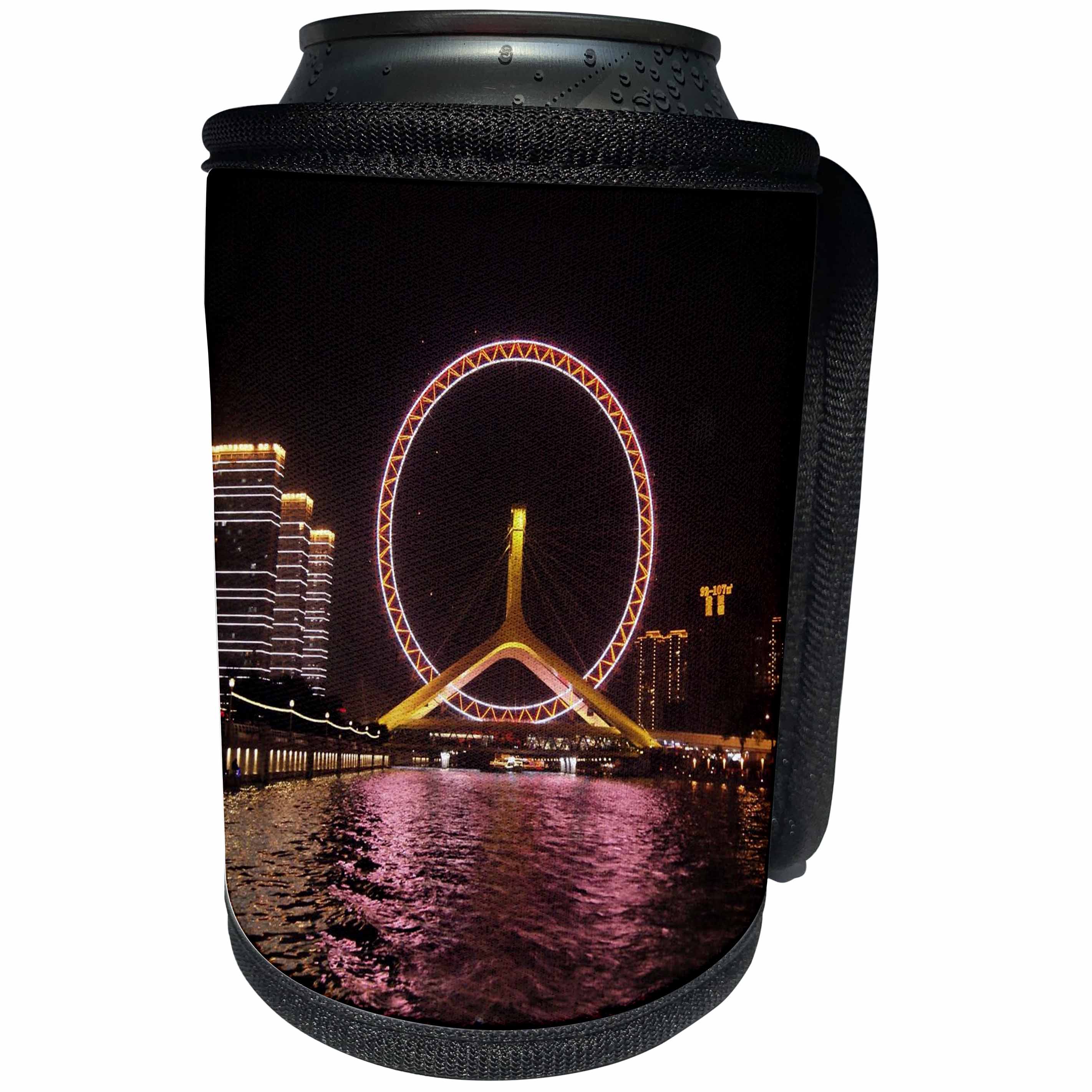 3dRose Cities Of The World - Tianjin, China - Can Cooler Bottle Wrap (cc_268648)