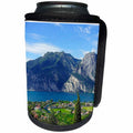 3dRose Cities Of The World - Garda Lake, Italy - Can Cooler Bottle Wrap (cc_268650)