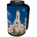 3dRose Cities Of The World - Cybele Palace In Madrid, Spain - Can Cooler Bottle Wrap (cc_268658)