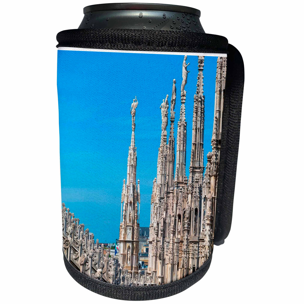 3dRose Cities Of The World - Milan, Italy - Can Cooler Bottle Wrap (cc_268660)