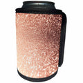 3dRose Uta Naumann Faux Glitter Pattern - Luxury Sparkle Copper Gold Metallic Faux Glitter Print - Can Cooler Bottle Wrap (cc_268842)