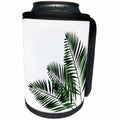 3dRose Uta Naumann Watercolor Illustration - Aloha Palm Leaf Foliage Jungle Tropical Hawaii Illustration - Can Cooler Bottle Wrap (cc_268933)