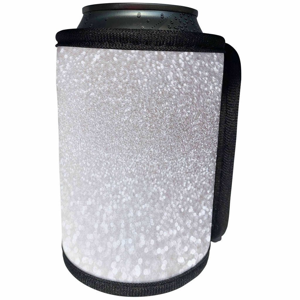3dRose Uta Naumann Faux Glitter Pattern - Sparkling Luxury Coffee Copper Brown Faux Glitter Effect Print - Can Cooler Bottle Wrap (cc_268948)