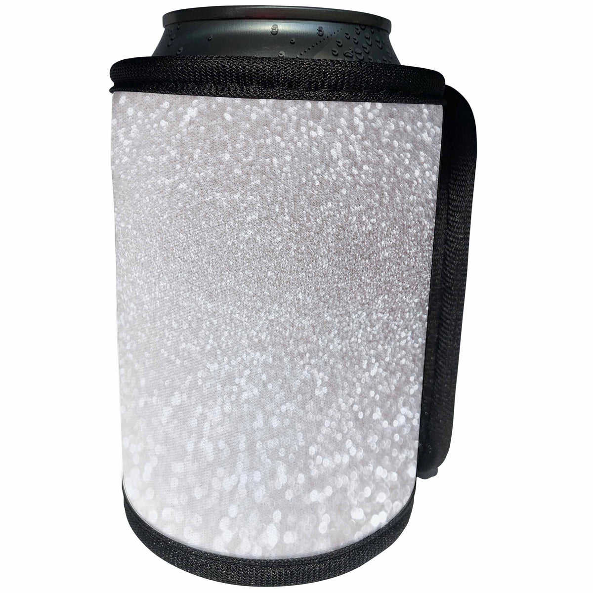 3dRose Uta Naumann Faux Glitter Pattern - Sparkling Luxury Coffee Copper Brown Faux Glitter Effect Print - Can Cooler Bottle Wrap (cc_268948)