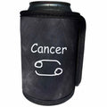 3dRose TDSwhite – Zodiac - Cancer Symbol Zodiac Sign Horoscope Chalkboard Design - Can Cooler Bottle Wrap (cc_269254)