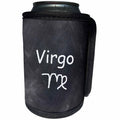 3dRose TDSwhite – Zodiac - Virgo Symbol Zodiac Sign Horoscope Chalkboard Design - Can Cooler Bottle Wrap (cc_269272)