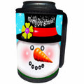 3dRose Dawn Gagnon Photography and Designs-Holidays - Snowman in Top Hat design - Can Cooler Bottle Wrap (cc_269607)
