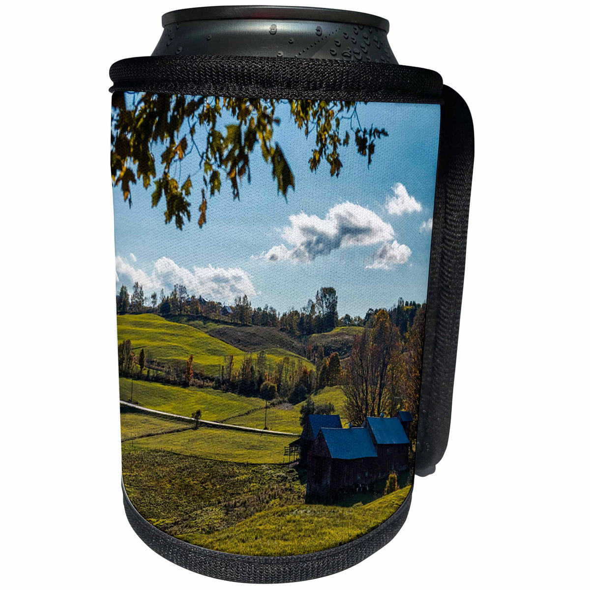 3dRose Roni Chastain Photography - Farm Land - Can Cooler Bottle Wrap (cc_269614)