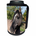 3dRose Roni Chastain Photography - Grey Horse - Can Cooler Bottle Wrap (cc_269615)
