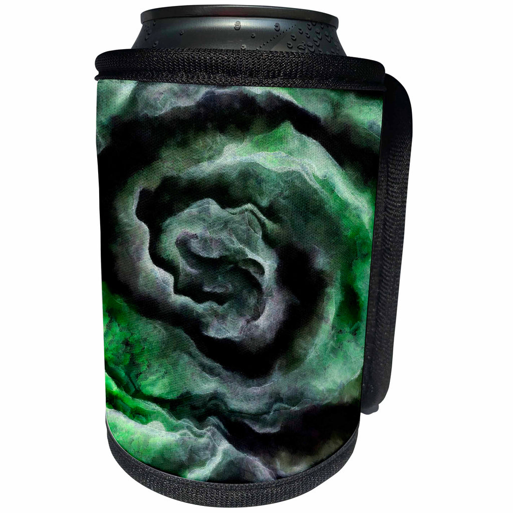 3dRose Taiche - Watercolor - Abstract Pattern - After A Storm Comes A Calm - Can Cooler Bottle Wrap (cc_269772)