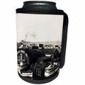 3dRose Scenes from the Past Magic Lantern Slides - Docks at Seattle Washington Pacific Coast Company Vintage - Can Cooler Bottle Wrap (cc_269848)