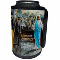 3dRose Scenes from the Past Magic Lantern Slides - Can You Give No Time To Me I Gave My Life for You Vintage Jesus - Can Cooler Bottle Wrap (cc_269878)