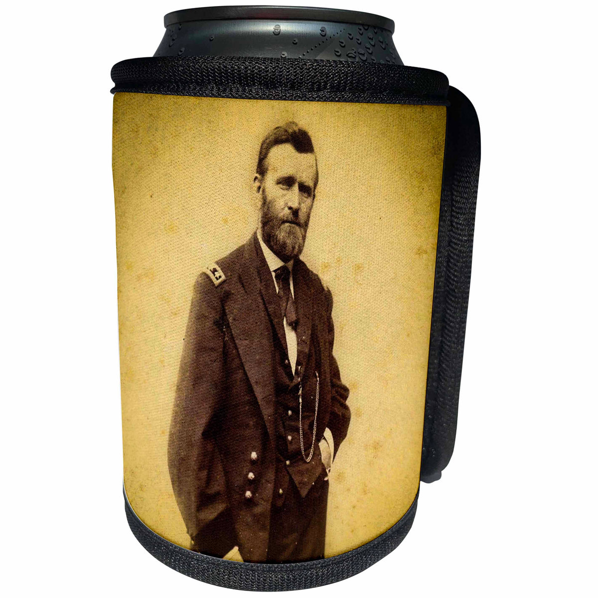 3dRose United States President Civil War General Ulysses S - Can Cooler Bottle Wrap (cc_269995)