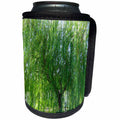 3dRose Jos Fauxtographee- Weeping Willow - An amazing weeping willow tree shot up close in green - Can Cooler Bottle Wrap (cc_270176)