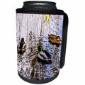3dRose Alexis Photography - Birds - Three mallard ducks in a water. Willow twigs. Autumn season - Can Cooler Bottle Wrap (cc_270241)