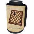 3dRose Alexis Photography - Chess Champions - World Chess Champion Number Four Alekhine - Can Cooler Bottle Wrap (cc_270284)