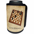 3dRose Alexis Photography - Chess Champions - World Chess Champion Number Thirteen Kasparov - Can Cooler Bottle Wrap (cc_270293)