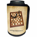 3dRose Alexis Photography - Chess Champions - World Chess Champion Number Fourteen Kramnik - Can Cooler Bottle Wrap (cc_270294)