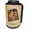 3dRose Alexis Photography - Chess Champions - World Chess Champion Number Fifteen Anand - Can Cooler Bottle Wrap (cc_270295)