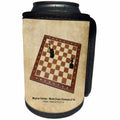 3dRose Alexis Photography - Chess Champions - World Chess Champion Number Sixteen Carlsen - Can Cooler Bottle Wrap (cc_270296)