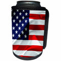 3dRose Alexis Design - America - Flag of the United States Of America. Stars to the left - Can Cooler Bottle Wrap (cc_270543)