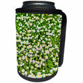 3dRose Alexis Photography - Flowers - Green field of white daisy flowers - Can Cooler Bottle Wrap (cc_270738)