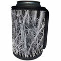 3dRose Florene Black n White - Mangrove Roots - Can Cooler Bottle Wrap (cc_27080)