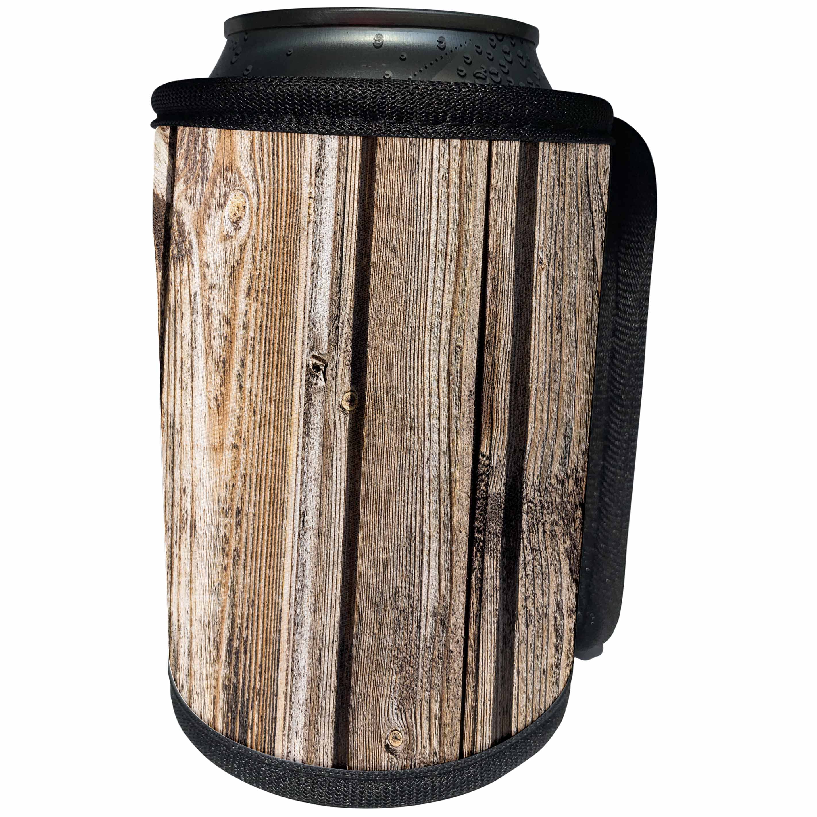 3dRose Alexis Photography - Texture Wood - Old, used, rough, wooden planks. Wood texture - Can Cooler Bottle Wrap (cc_270829)