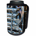 3dRose Alexis Photography - Music - Music - Tuba keys - Can Cooler Bottle Wrap (cc_270848)