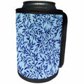 3dRose Florene Abstract Pattern - Ceramic Ice Blue - Can Cooler Bottle Wrap (cc_27086)