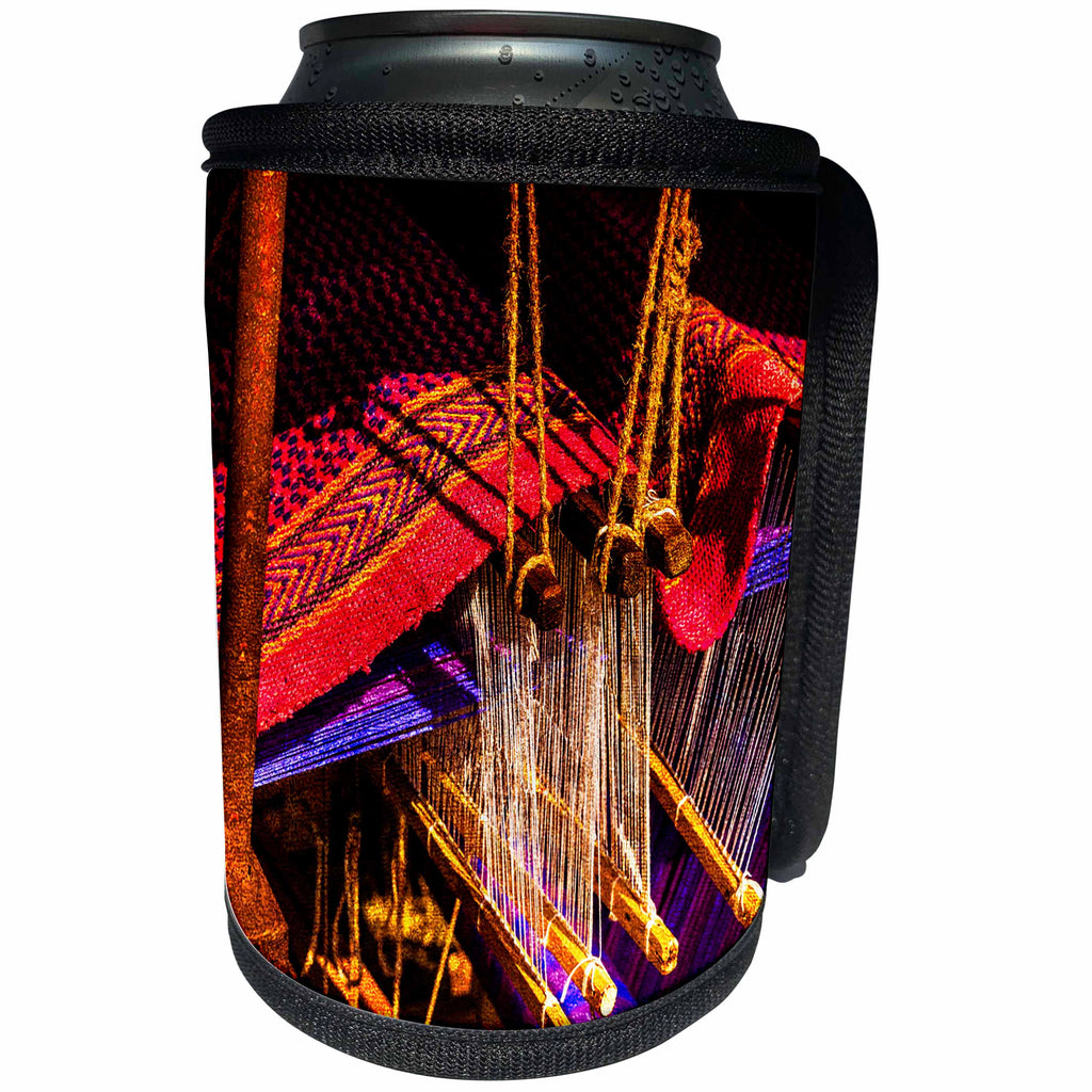 3dRose Alexis Photography - Objects - Golden age technologies - Hand knitting loom. Stylized photo - Can Cooler Bottle Wrap (cc_270871)