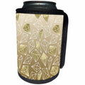 3dRose PS Chic - Picturing Glam Gold Diamonds - Can Cooler Bottle Wrap (cc_271002)