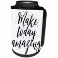 3dRose PS Inspiration - Picturing Make Today Amazing Gold Confetti - Can Cooler Bottle Wrap (cc_271004)