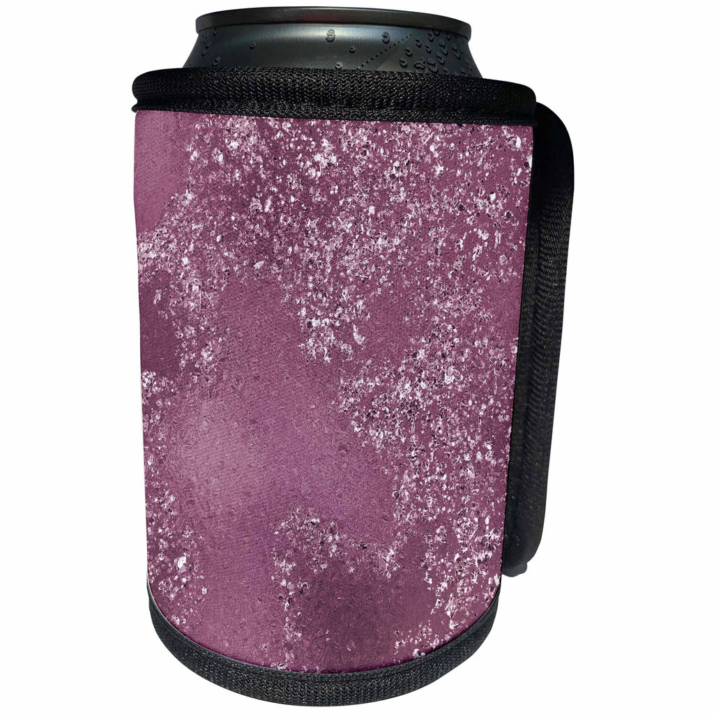 3dRose PS Chic - Picturing Glitzy Glam Pink Chic - Can Cooler Bottle Wrap (cc_271060)