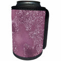 3dRose PS Chic - Picturing Glitzy Glam Pink Chic - Can Cooler Bottle Wrap (cc_271060)