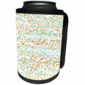 3dRose PS Chic - Picturing Glam Gold Mint Confetti - Can Cooler Bottle Wrap (cc_271068)
