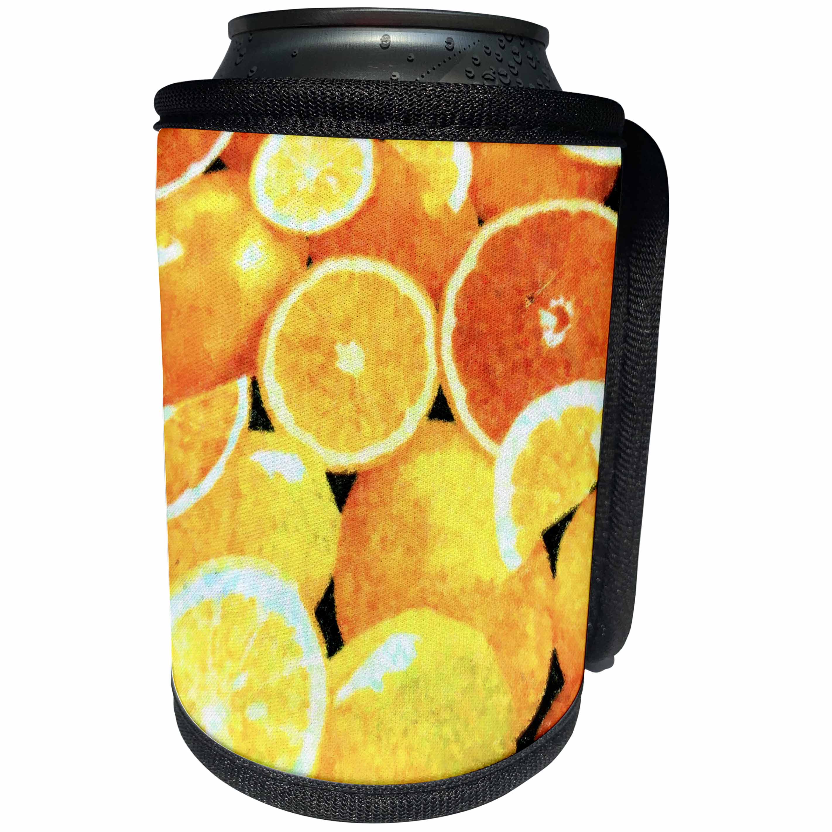 3dRose Florene Impressioism Art - Mess Of Oranges - Can Cooler Bottle Wrap (cc_27107)